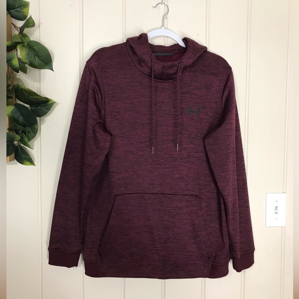Under Armour Fleece Athletic Drawstring Hoodie Sweatshirt
Large 42 - 44
Burgundy - Picture 2 of 12
